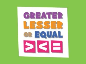 Greater Lesser or Equal